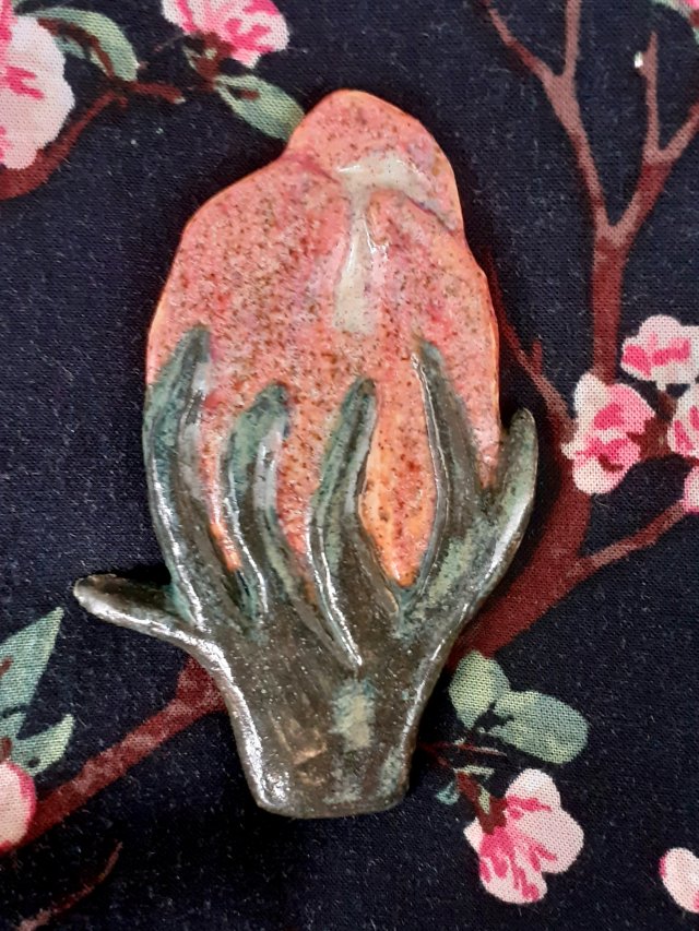 Broszka ceramiczna