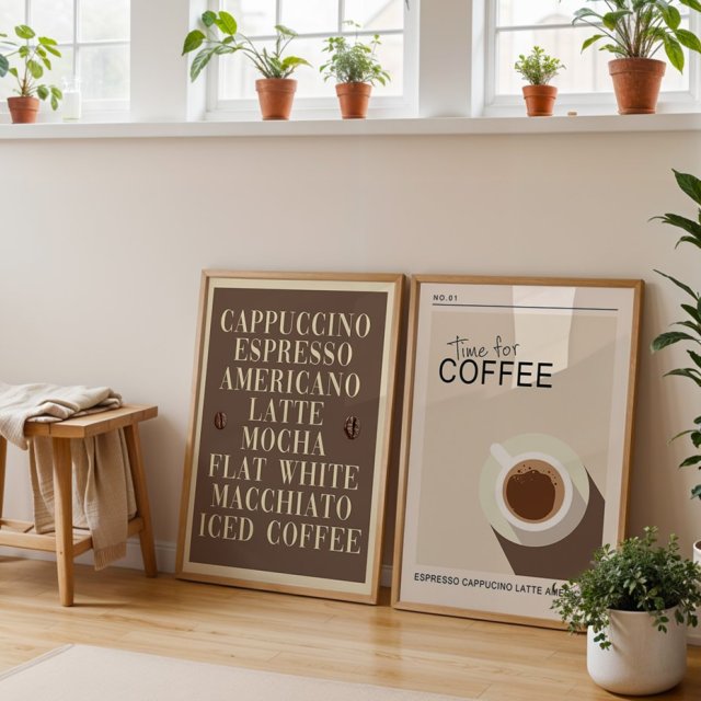 ZESTAW PLAKATÓW 2cz 61x91 cm Kawa  (set260)
