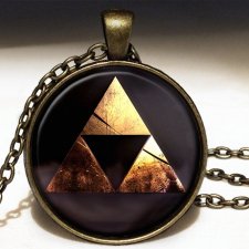 Triforce 0531 - medalion z łańcuszkiem - Egginegg