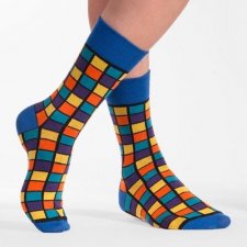 Kolorowe skarpetki Spox Sox - model Kostka Rubika