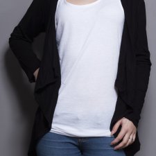 Czarna narzutka