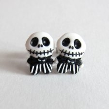 Kolczyki Szkielety na Halloween