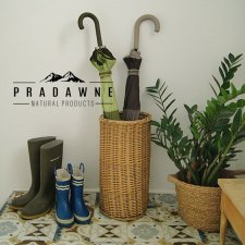 Wiklinowy pojemnik na parasole