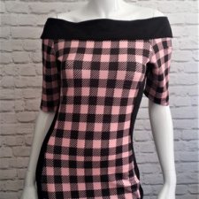 10/38 River Island Ołówkowa sukienka w kratkę