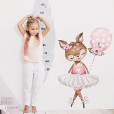 SARENKA BALETNICA NAKLEJKA NA ŚCIANĘ DLA DZIECI