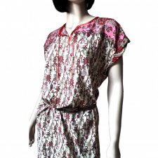 Galabija 36 38 Indie sukienka kwiatki maxi