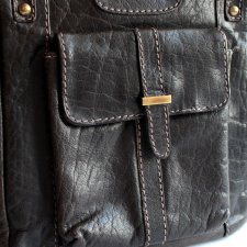 skórzana torba vintage torebka