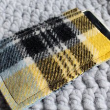 ciepłe ETUI TELEFON SMARTFON krata kratka