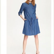 Top Secret 38 40 koszulowa jeansowa sukienka denim
