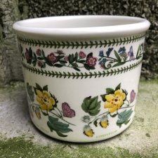 RARYTAS - VARIATIONS - Portmeirion 1991  porcelanowy pojemnik osłonka ze zdobieniami Susan Williams-Ellis