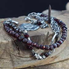 Granaty - bransoletka 03