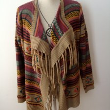 ONE LOVE* - SWETER W ETNICZNE WZORY*