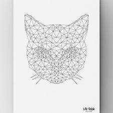 Kot Outline A4