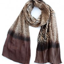 szal vintage animal print
