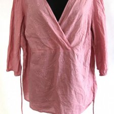 plus size Tunika pudrow róż roz 50/52