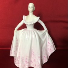 coalport kolekcjonerska figurka jeanette modeled and decorated by Hand