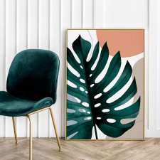 Plakat Boho Monstera 30x40 cm