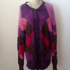 PATCHWORKOWY SWETER
