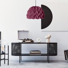 Lampa wisząca origami ICEFRUIT śliwkowa