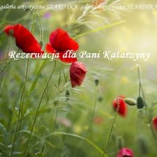REZERWACJA  dla Pani Katarzyny - JEANSOWY naszyjnik  z korala i srebra