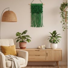 Makrama makatka dekoracja ścienna w stylu boho MS0105