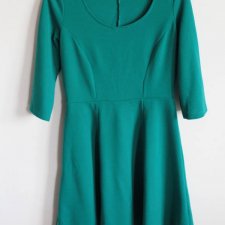 Optycznie modelująca sukienka Dorothy Perkins 38 turkusowa morska