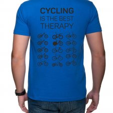 Koszulka męska. Cycling is the best therapy