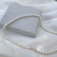 Naszyjnik choker z pereł naturalnych seashell