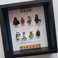 Ramka z okazji dnia Ojca, Chłopaka, Dziadka, urodzin, świąt, walentynki  Star Wars