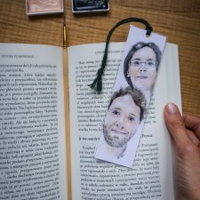 Portret malowany ze zdjęcia na zamówienie, akwarelowa zakładka do książki