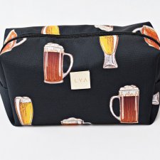 Kosmetyczka męska, duża męska kosmetyczka podróżna, kosmetyczka kuferek, saszetka etui organizer piwa