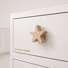 Drewniana gałka do mebli, szuflad, z drewna, MORSKIE, rozgwiazda gwiazda, morski pokój, motyw morza, ocean, pokój dziecka