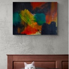 Obraz 'C'est la vie' akryl na płótnie abstrakcja 60x80cm