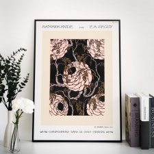 Plakat  wystawowy - wzory retro 40x50 cm