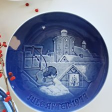 1977 talerz vintage Copenhagen Porcelain pomysł na prezent świąteczny