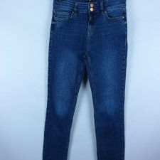 F&F skinny jeans high waist wysoki stan 10 / 38
