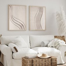 ZESTAW PLAKATÓW 2cz 30x40 cm Tekstura plaży