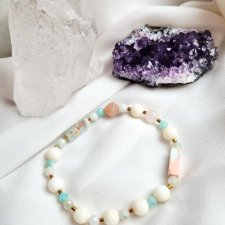 Bransoletka z  naturalnych kamieni