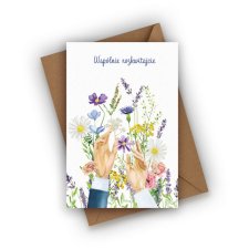 KARTKA ŚLUBNA- WSPÓLNIE ROZKWITAJCIE