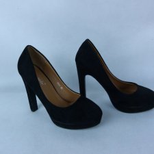 Super Made czółenka zamsz słupek / 37 - 4
