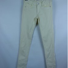 French Connection Jeans Skin Tight skinny ecru niski stan 12 / 38
