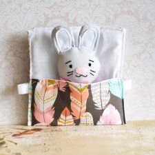 Minisie w śpiworku - Króliczek szary