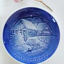 1975 talerz świąteczny vintage