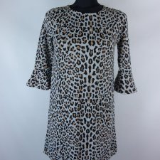 Primark sukienka mini panterka dzianinka 4 / 32