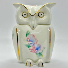 Vintage Aynsley Little Sweetheart ❤ Sowa - Figurkowe puzdro