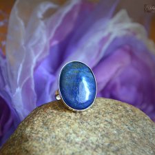 Lapis lazuli  Pierścionek okazały