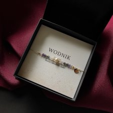 Zodiakalna bransoletka na nici WODNIK