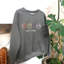 Bluza grafitowa z motywem M L