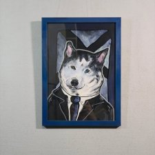 Obraz - HUSKY - Agent Mulder - A4