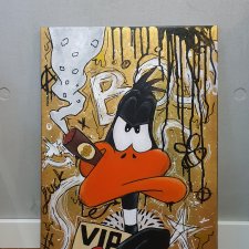 Duffy  50x70 OBRAZ NA PŁÓTNIE Looney Tunes